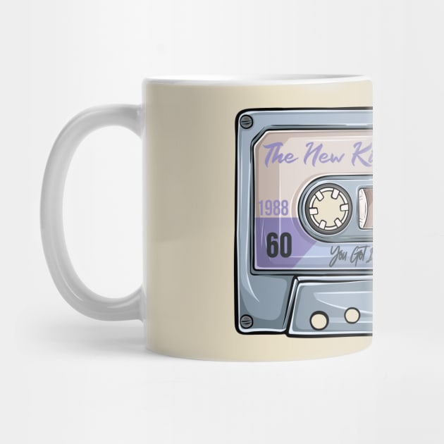 The New Kids on The Block Vintage Classic Cassette Tape by PowelCastStudio